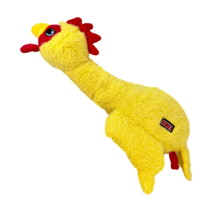KONG Scruffs peluche de cuello largo con chifle para perro, mediano/grande