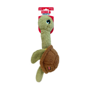 KONG Scruffs peluche de cuello largo con chifle para perro, mediano/grande