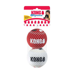KONG Signature Sport pelotas de fieltro sin chifle para perro