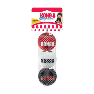 KONG Signature Sport pelotas de fieltro sin chifle para perro