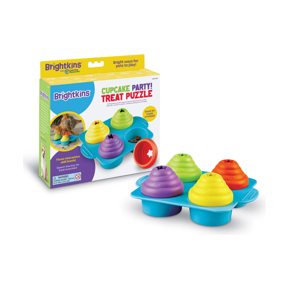 Brightkins Cupcake Party! rompecabezas de premios para perro
