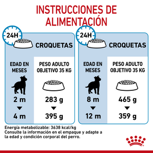 ALIMENTO SECO PARA CACHORROS MAXI 2.72KG  ROYAL CANIN