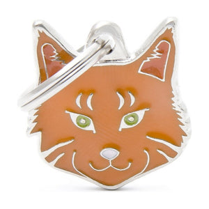 MyFamily Friends placa de identificación con raza para perro y gato