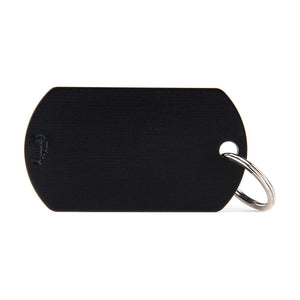 MyFamily Basic placa de identificación militar de aluminio para perro