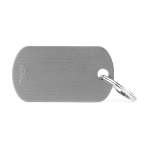 MyFamily Basic placa de identificación militar de aluminio para perro