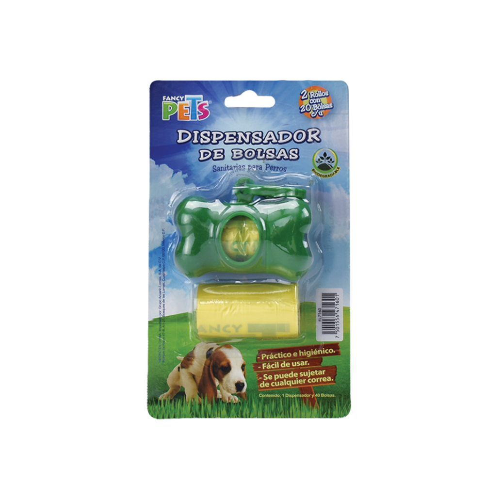 SANITARY BAG DISPENSER - 40 PC FANCY PETS