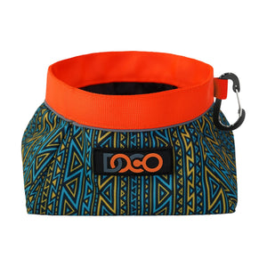Plato plegable de viaje DOCO para perro, con cierre magnético y mosquetón