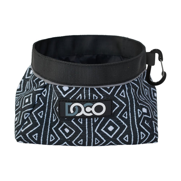 Plato plegable de viaje DOCO para perro, con cierre magnético y mosquetón