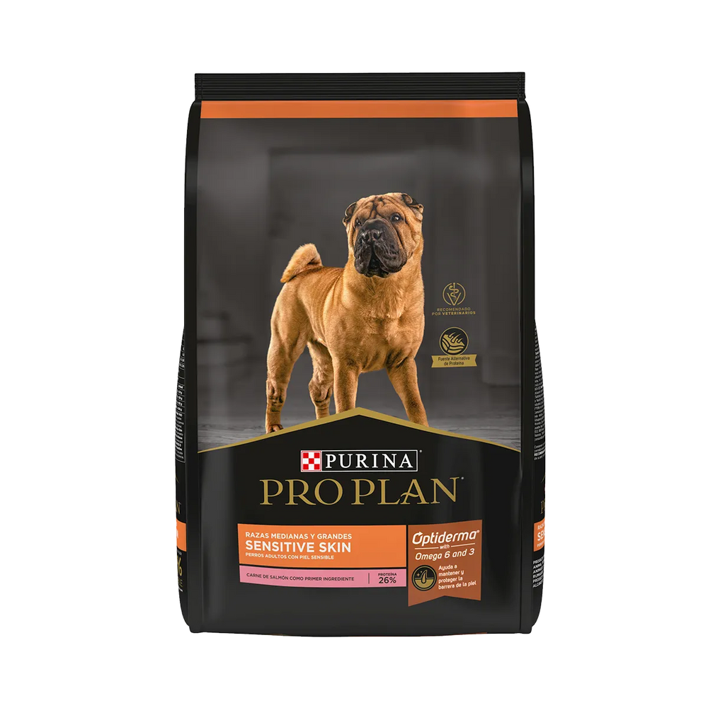 ALIMENTO SECO PARA PERRO ADULTO RAZA MEDIANA/GRANDE SENSITIVE SKIN 3KG PROPLAN
