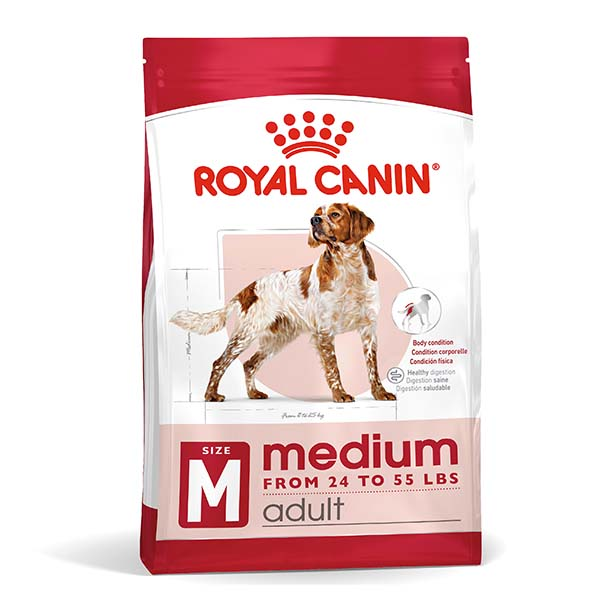 ALIMENTO SECO PARA PERROS ADULTO MEDIANO 2.72KG ROYAL CANIN
