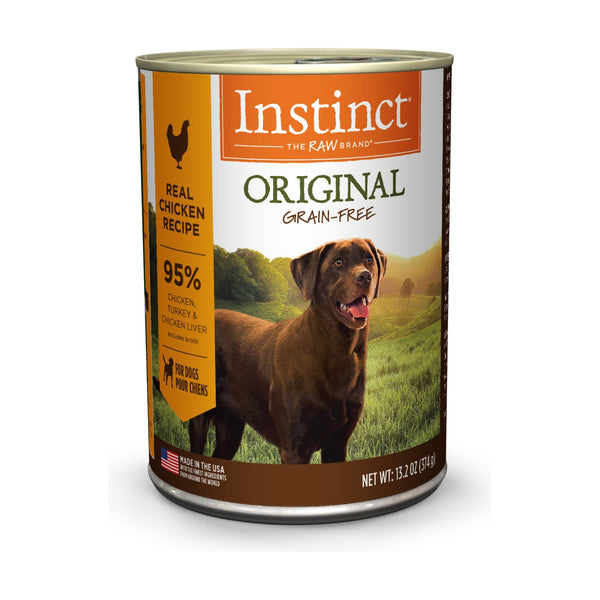 Instinct Original alimento húmedo para perro, receta de pollo, lata de 374 g