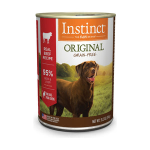 Instinct Original alimento húmedo para perro, receta de res, lata de 374 g