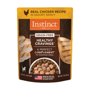 Instinct Healthy Cravings complemento húmedo para perro, pollo en salsa, 85 g
