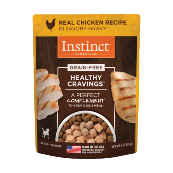 Instinct Healthy Cravings complemento húmedo para perro, pollo en salsa, 85 g