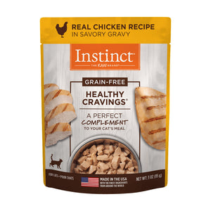 Instinct Healthy Cravings complemento húmedo para gato, pollo en salsa, 85 g
