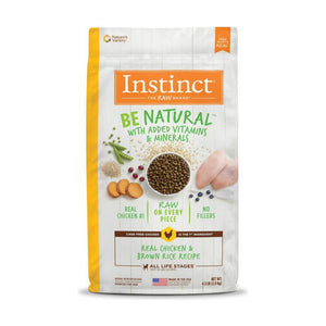 Instinct Be Natural alimento seco para perro, pollo y arroz integral, 2.04 kg