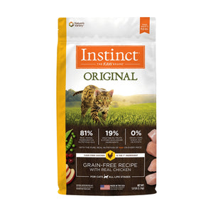 Instinct Original alimento seco sin granos para gato, pollo, 2.27 kg