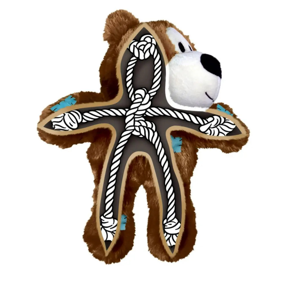PEUCHE PARA MASCOTA OSO CON NUDOS SALVAJES JUMBO XL KONG