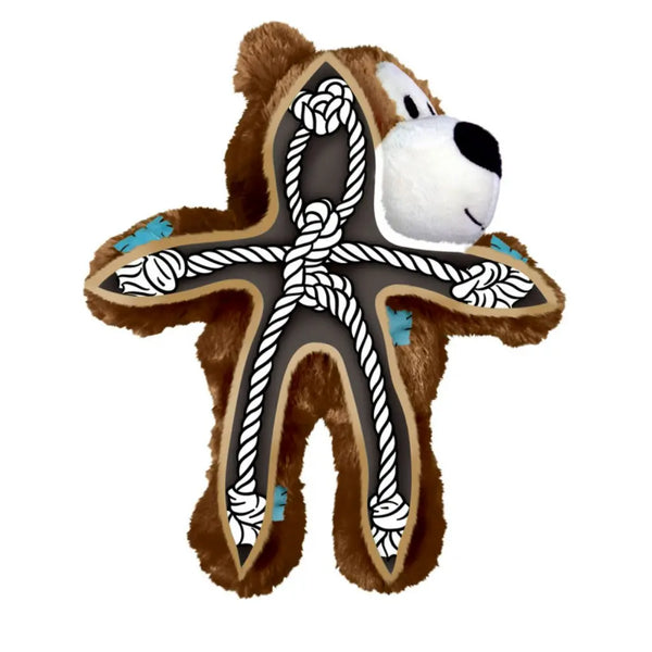 PELUCHE PARA MASCOTA OSO TIERNO CON CUERDA INTERNA EXTRAGRANDE KONG