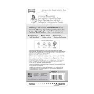 Nylabone Power Chew Daily Dental paquete de 2 huesos dentales sabor pollo para perro, X-Small hasta 7 kg