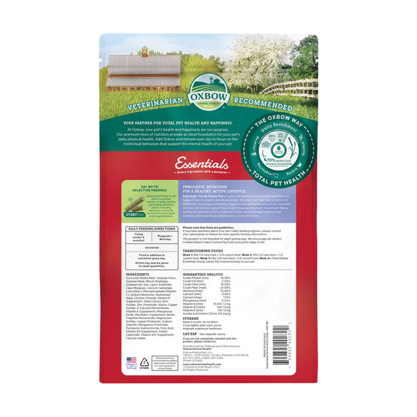 Oxbow Essentials alimento para cuyo joven, 2.27 kg (5 lb)