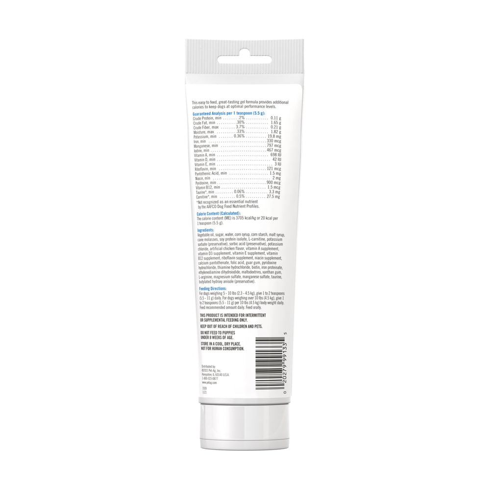 PetAg High Calorie Gel suplemento alto en calorías para perro, 141 g