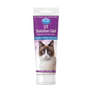 PetAg UT Solution Gel suplemento para vías urinarias de gato, 100 g