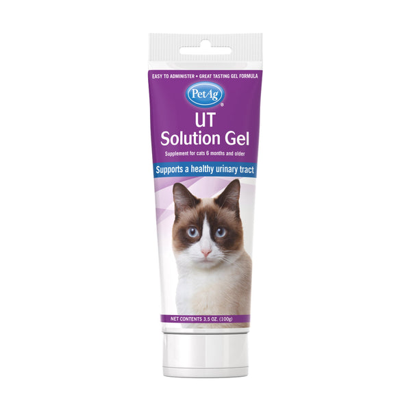 PetAg UT Solution Gel suplemento para vías urinarias de gato, 100 g