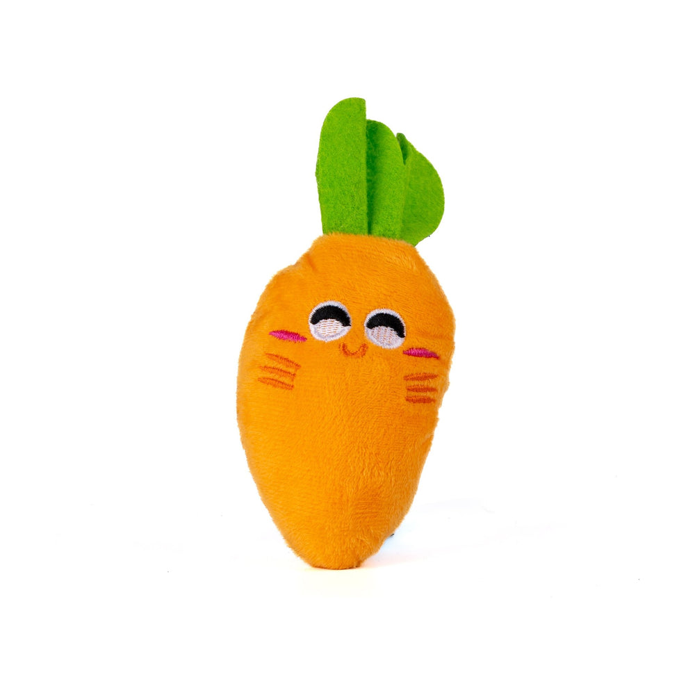 Peluche mini zanahoria para perro y gato
