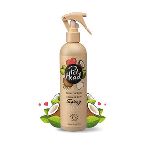 Pet Head Sensitive Soul spray para piel delicada coco con aceite de marula para perro, 300 ml