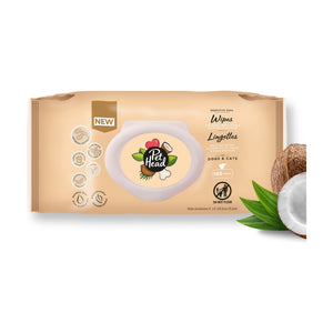 Pet Head Sensitive Soul toallitas para piel delicada coco con aceite de marula para perro y gato, 100 piezas