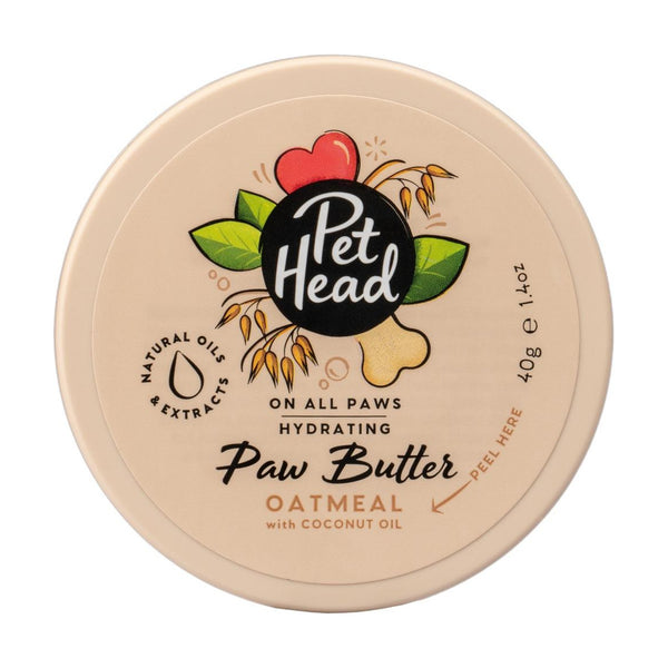 Pet Head On All Paws bálsamo hidratante para almohadillas y nariz avena para perro y gato, 40 g