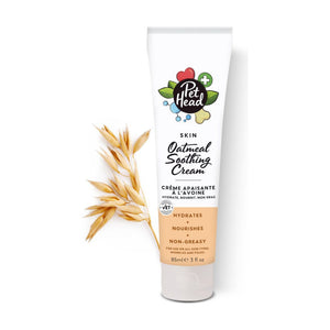 Pet Head Health crema calmante de avena para piel seca de perro, 85 ml