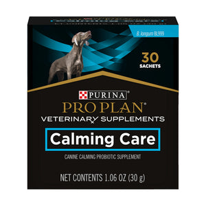 Pro Plan Veterinary Supplements Calming Care probiótico para perro, ayuda contra el estrés, 30 sobres de 1 g