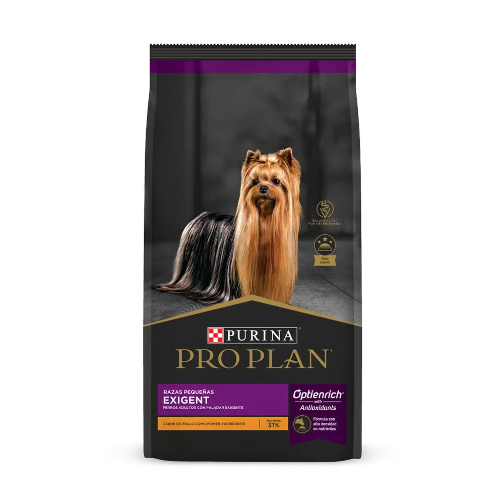 ALIMENTO SECO PARA PERRO ADULTO EXIGENTE RAZA PEQUEÑA 3KG PROPLAN