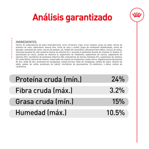 ALIMENTO SECO PARA PERROS TAMAÑO GRANDE 7.72KG ROYAL CANIN
