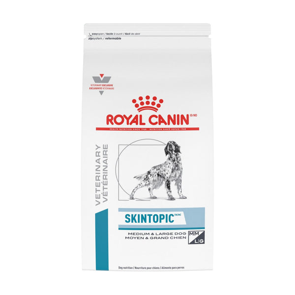 Royal Canin Veterinary Skintopic Medium & Large Dog alimento seco para perro con dermatitis, 8 kg