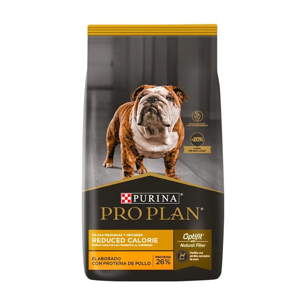 ALIMENTO SECO PARA PERRO ADULTO REDUCIDO EN CALORIAS RAZAS MED/GDE 3KG PROPLAN