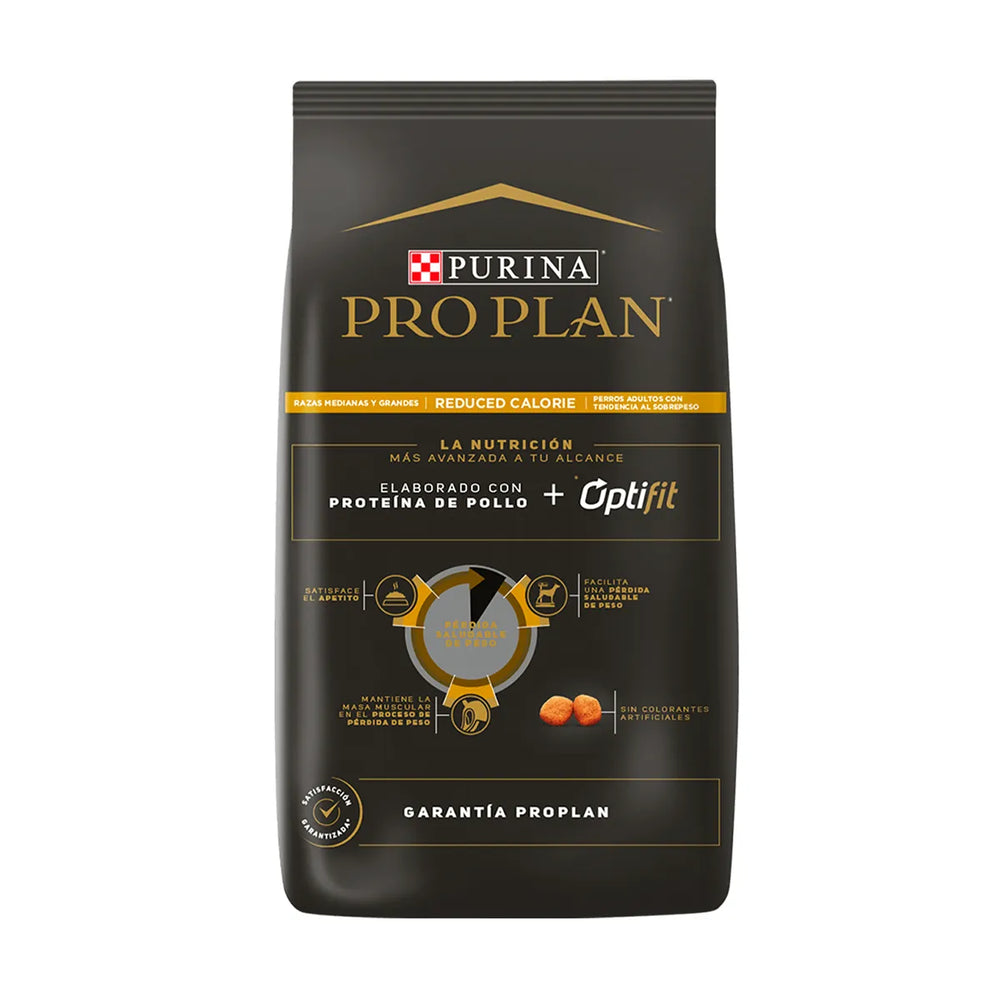 ALIMENTO SECO PARA PERRO ADULTO REDUCIDO EN CALORIAS RAZAS MED/GDE 3KG PROPLAN