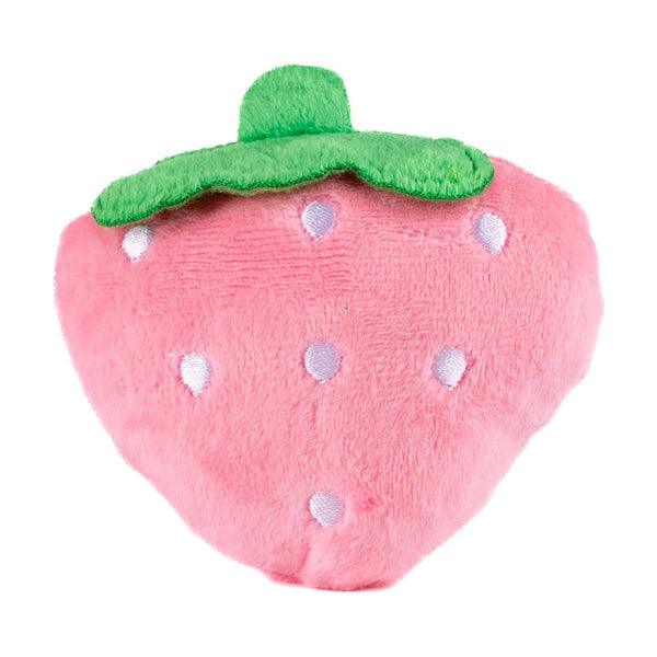 SmartLove peluche de fresa rosa para perro y gato
