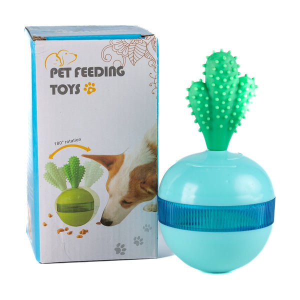 SmartLove juguete dispensador de premios con mordedera de cactus para perro y gato