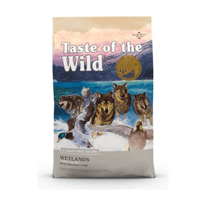 Taste of the Wild Wetlands alimento seco para perro adulto, pato y aves asadas