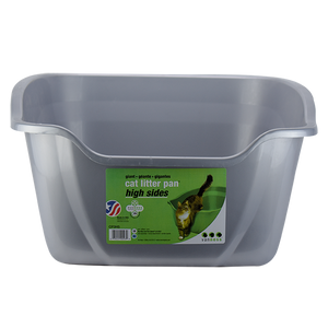 GIANT LITTER BOX WITH HIGH SIDES FOR FANCY PETS CATS