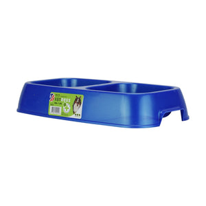 Van Ness plato doble de plástico para perro y gato