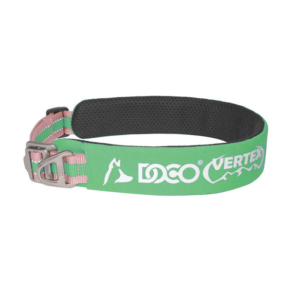 Collar para perro DOCO Vertex ultraligero acolchado, con costuras reflejantes