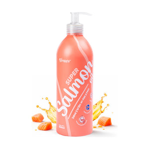 Waggy's Super Salmon Oil aceite de salmón silvestre para perro y gato, 500 ml