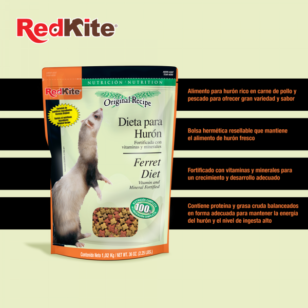 ALIMENTO HURON / FERRET DIET 1 KG REDKITE