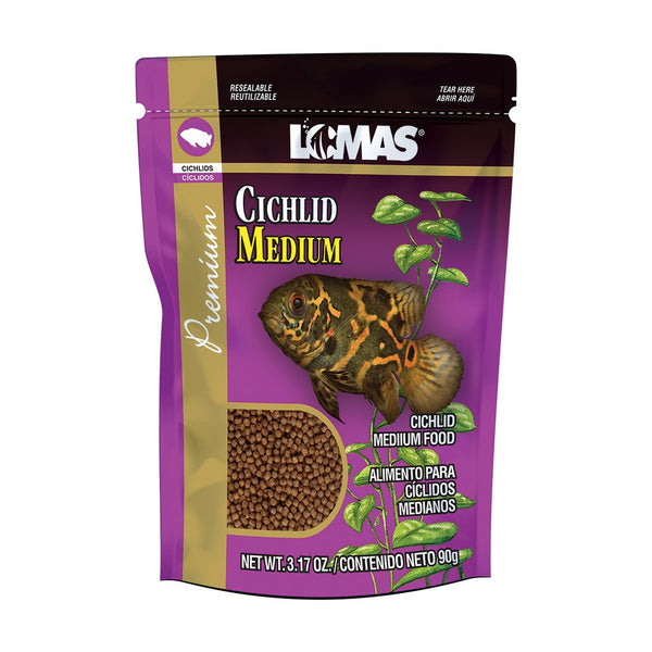 Lomas Premium Cichlid Medium alimento para cíclidos medianos, 90 g