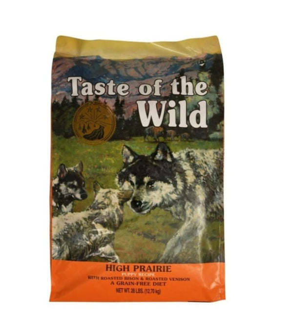 ALIMENTO SECO PARA CACHORRO PUPPY SABOR BISONTE Y VENADO ASADO 14 LBS TASTE OF THE WILD