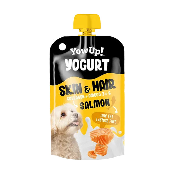YowUp! yogur Skin & Hair con salmón para perro, piel y pelo, 115 g